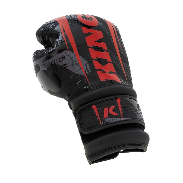 King Pro Boxing Boxhandschuhe Shogun – Schwarz/Rot