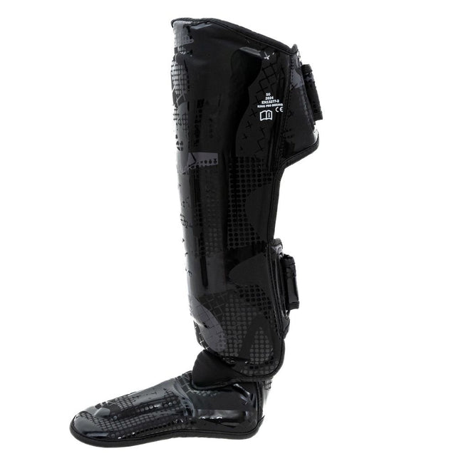 King Pro Boxing Skinnebensbeskyttere Shogun – Sort/Sort