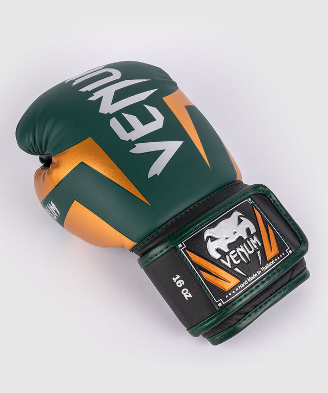 Venum Boxningshandskar Elite – Grön/Brons/Silver