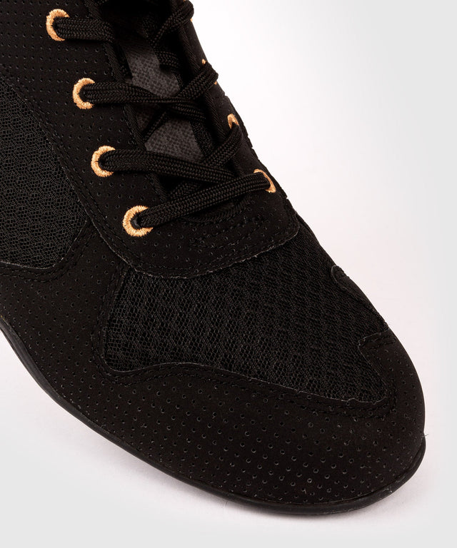 Chaussures de boxe Venum Elite – Noir/Bronze – Chaussures de boxe