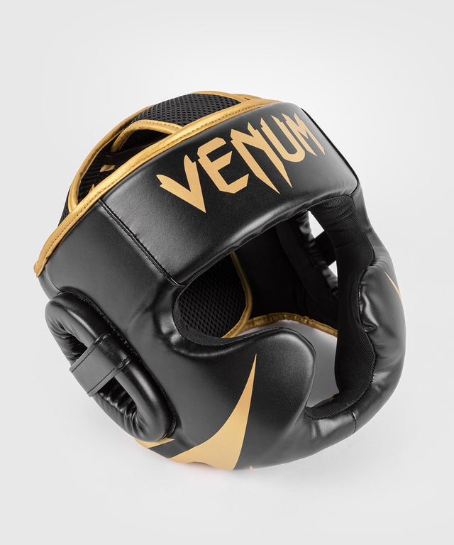 Venum Kopfschutz Challenger – Schwarz/Gold – Kopfschutz