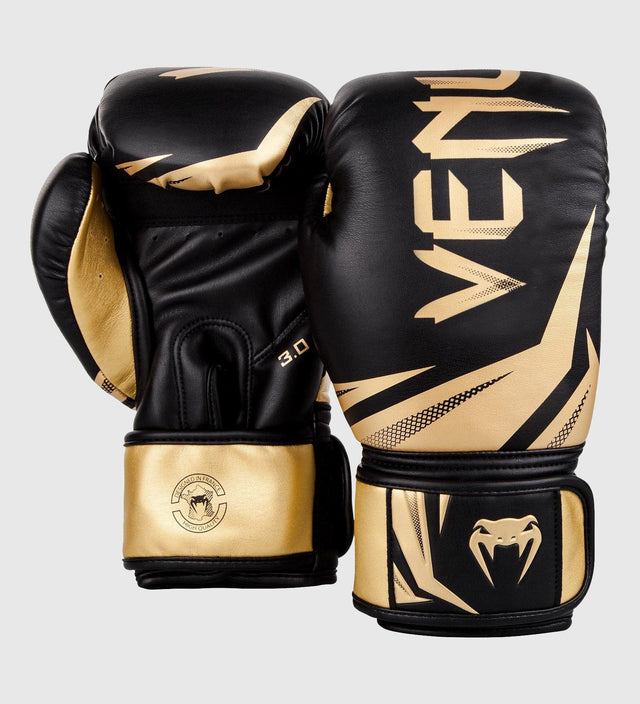 Venum Boxhandschuhe Challenger 3.0 – Schwarz/Gold – Boxhandschuhe