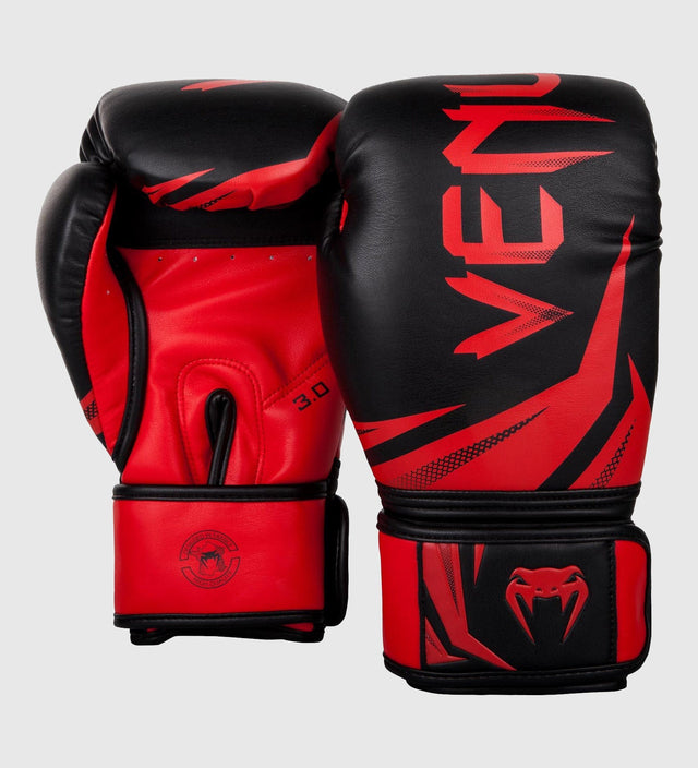 Venum Boxningshandskar Challenger 3.0 – Svart/Röd – Boxningshandskar