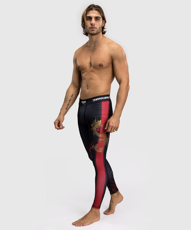 Venum x TEKKEN 8 - Spats - Marshall Law - Zwart/Rood/Goud