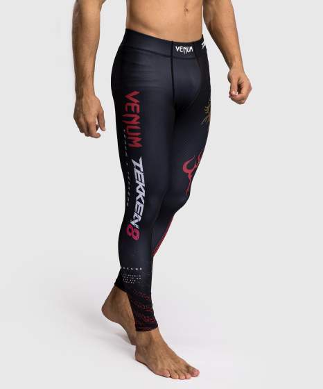 Venum x TEKKEN 8 - Spats - Marshall Law - Zwart/Rood/Goud