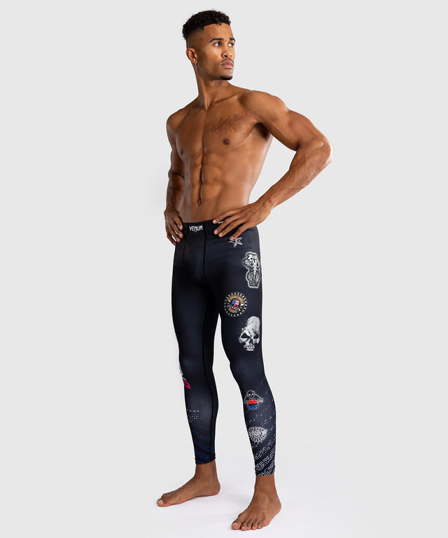 Spats Venum x TEKKEN 8 – Paul Phoenix – Preto/Azul
