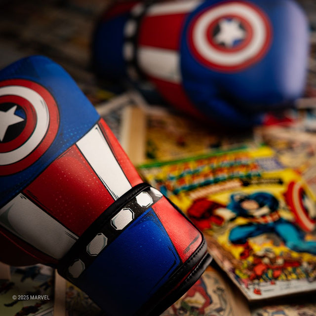 Hayabusa Boxhandschuhe Captain America – Rot/Weiß/Blau