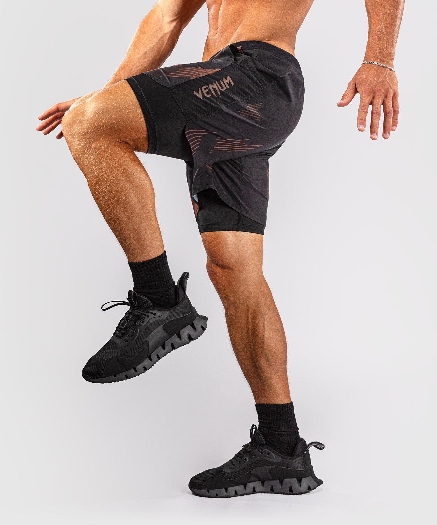Venum MMA Shorts No-Gi 6.0 - Black/Brown