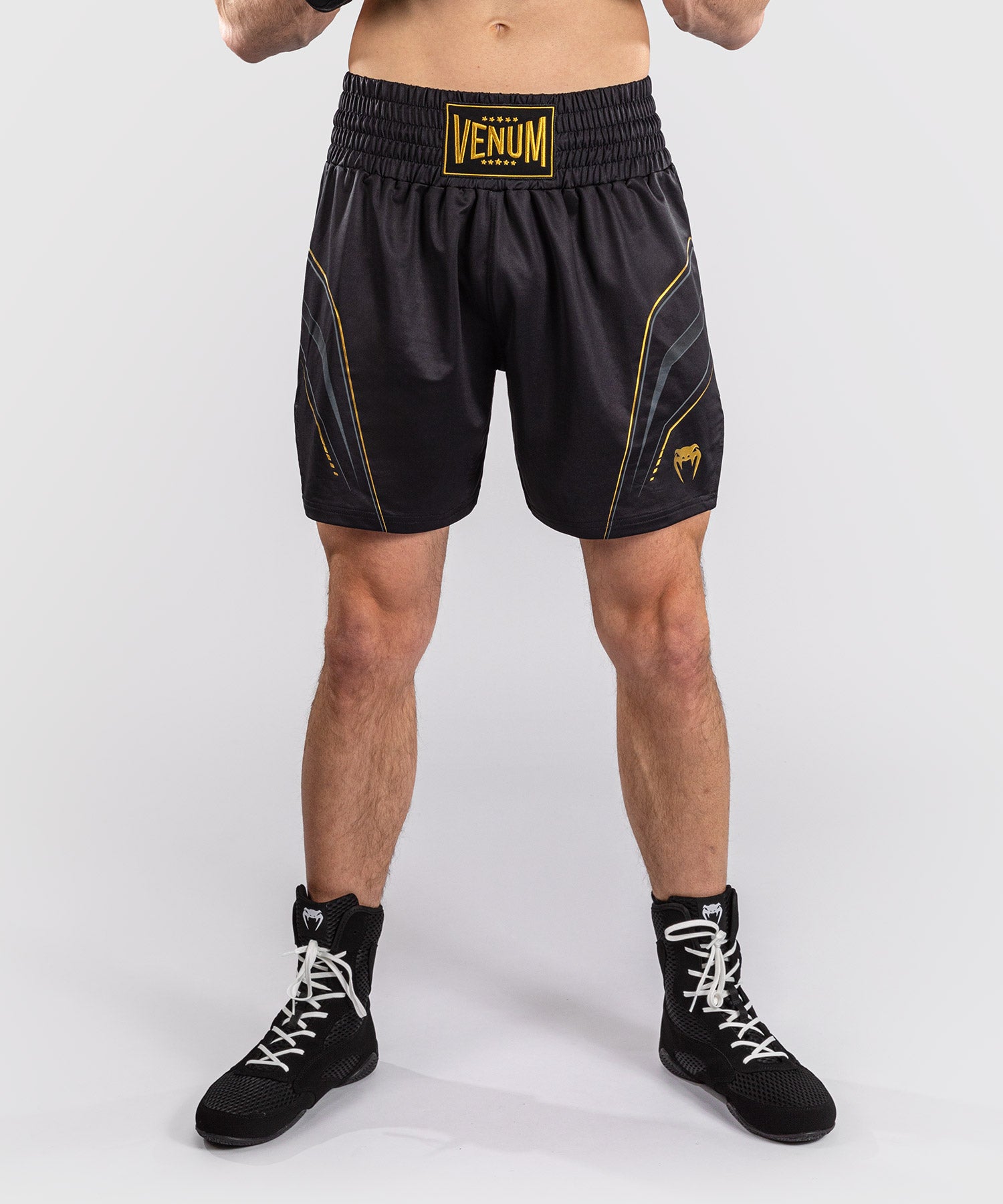 Venum Bokseshorts Streamline - Sort/Guld