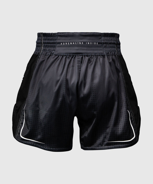 Spodenki Muay Thai Venum Stealth – Czarne/Białe