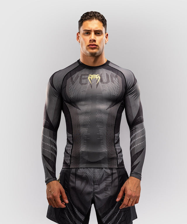 Venum Rashguard Galactic 3.0 Lange Ärmel – Schwarz/Gold