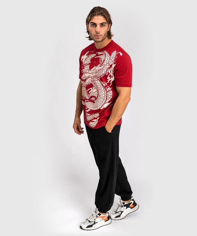 T-shirt Venum Dragon's Flight – Rouge/Crème