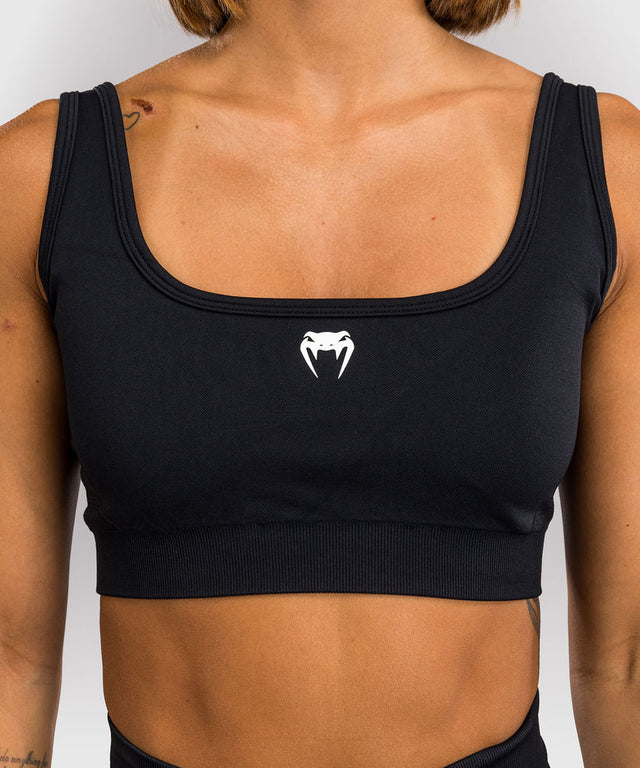 Bustieră sport Venum Sculpt Long – Negru/Alb