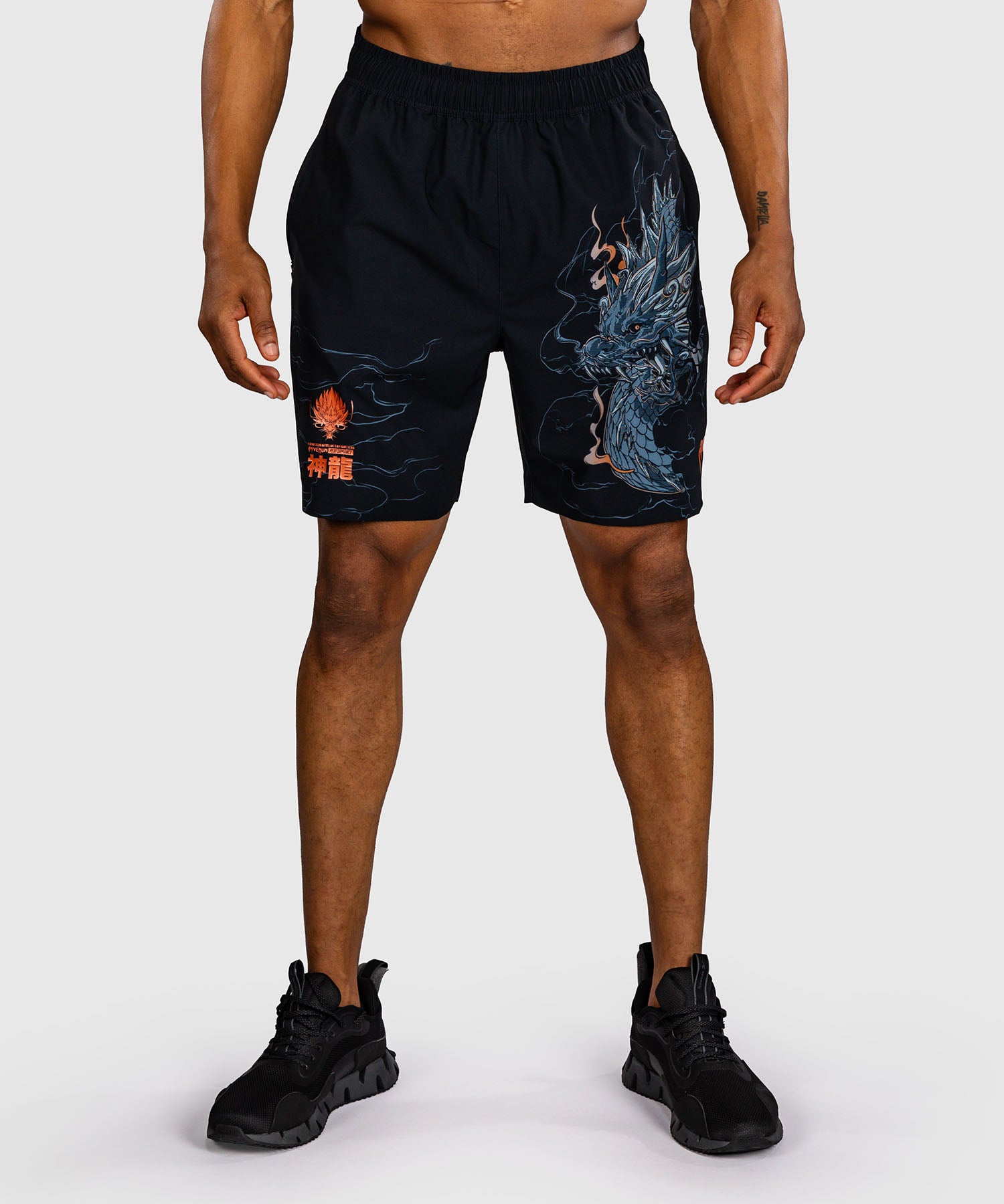 Venum Træningsshorts Thunder Dragon – Sort/Grå/Kobber