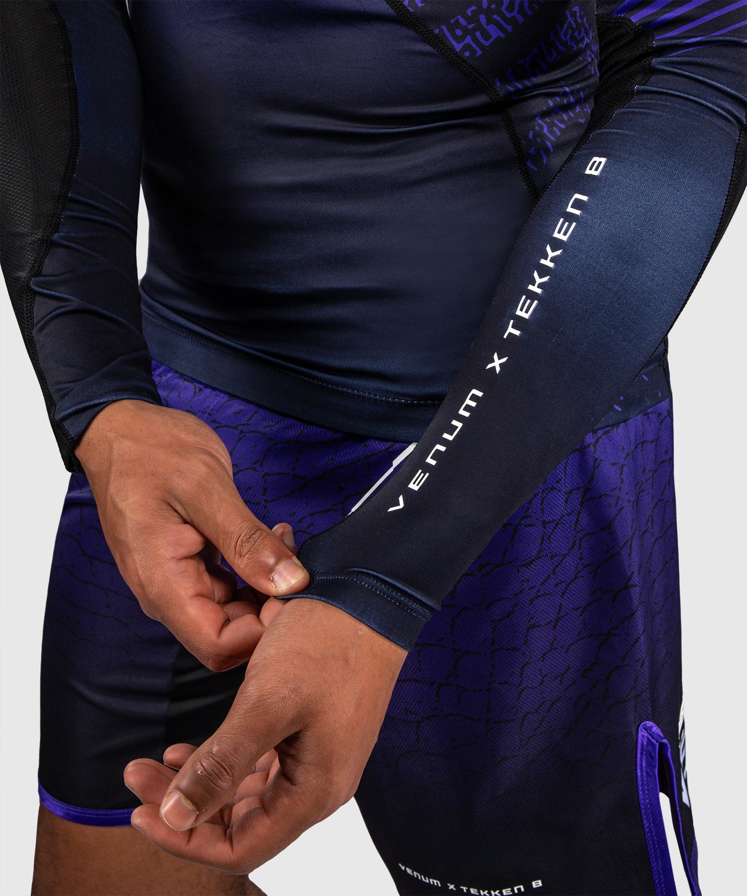 Venum Rashguard x TEKKEN 8 Kazuya Långärmad - Svart/Lila