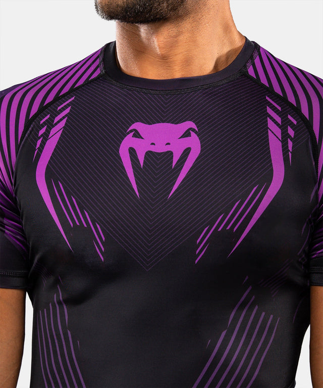 Rashguard Venum No-Gi 6.0 Maniche Corte – Nero/Viola