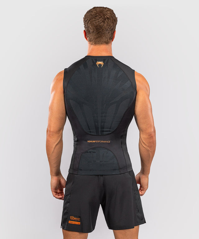 Venum Rashguard G-Fit Revolution Mouwloos - Zwart/Koper