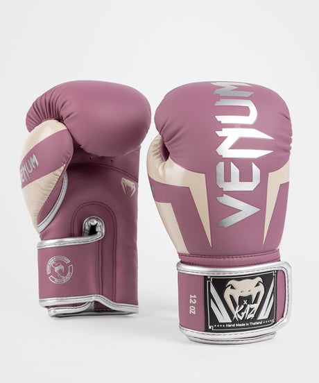 Mănuși de box Venum x Kaz – Orhidee Închisă/Argintiu