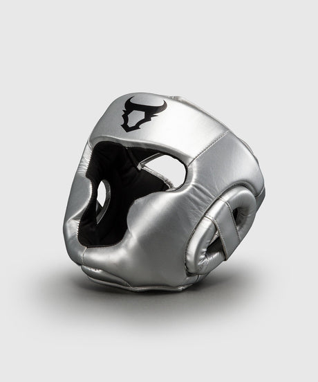 Ringhorns Charger Head guard Silver/Black – side view
