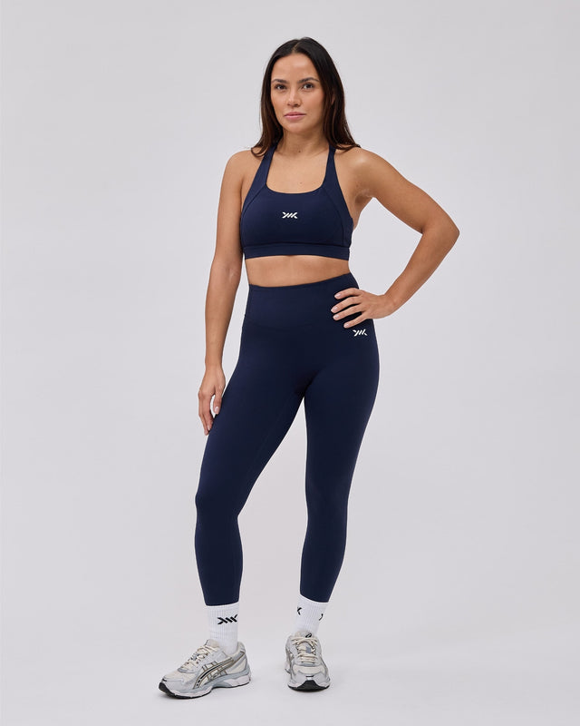 Leggings Caged Essential – Bleu marine