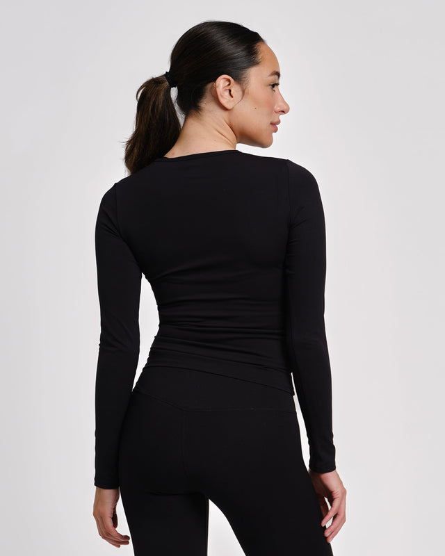 Caged Long Sleeves Aspire - Zwart