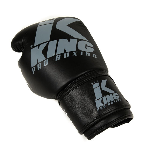 King Pro Boxing Bokshandschoenen Platinum - Zwart/Grijs