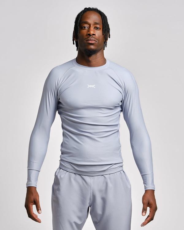 Caged Tactical Rashguard Lange Mouwen - Gunmetal Grey