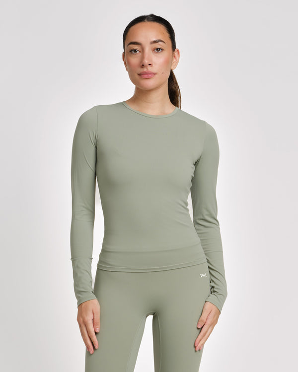 Caged Aspire Long Sleeves - Sage Green