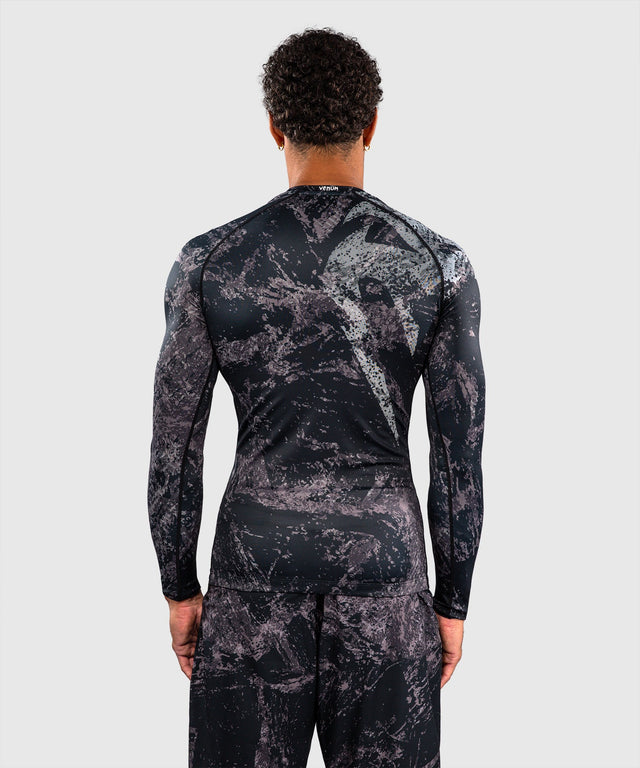 Venum Rashguard Rage & Workout Långa ärmar - Svart/Grå