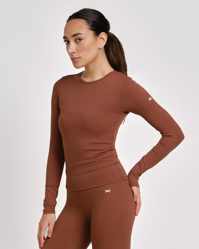 Caged Aspire Long Sleeves - Mocha