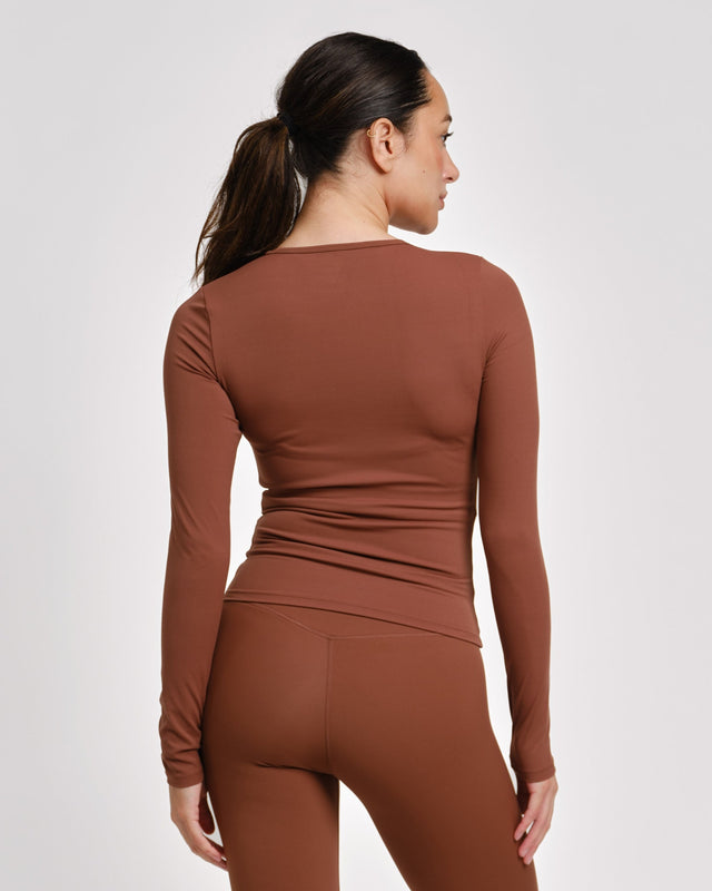 Caged Aspire Long Sleeves - Mocha