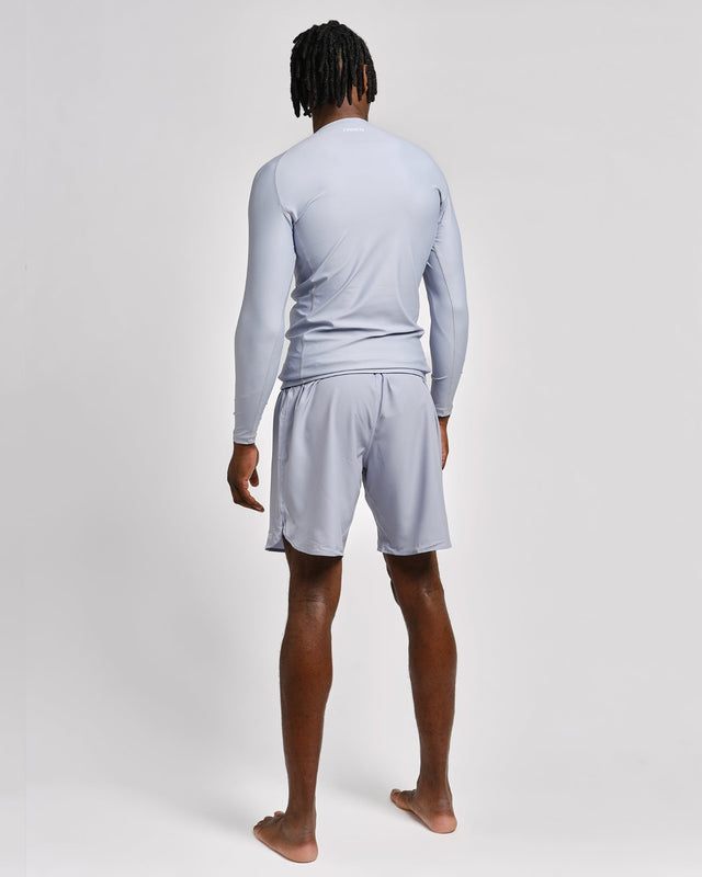 Rashguard Caged Tactical Manga Comprida – Cinzento Gunmetal