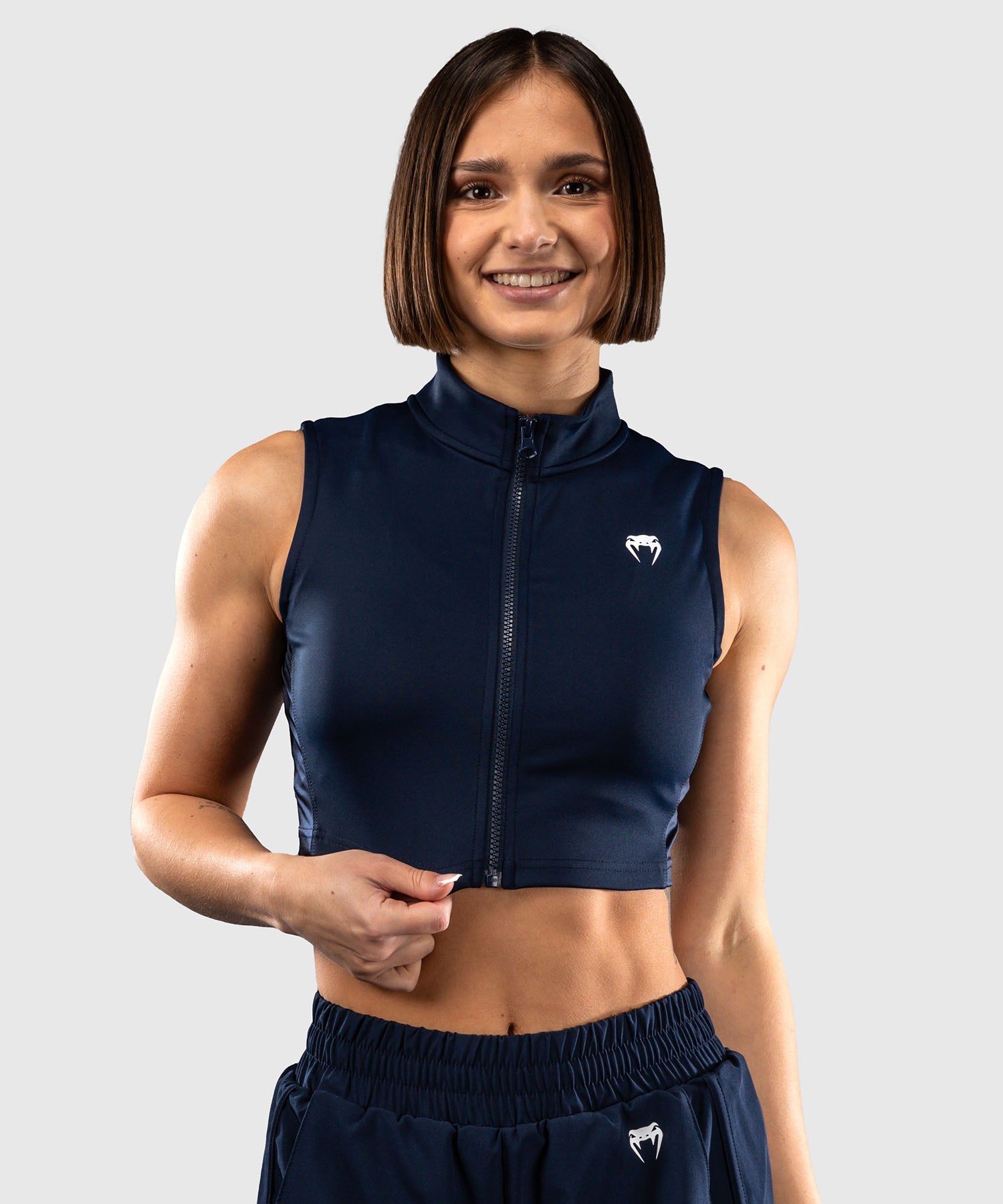 Venum Crop Top Sculpt Shape Dámské – Námořnická modrá