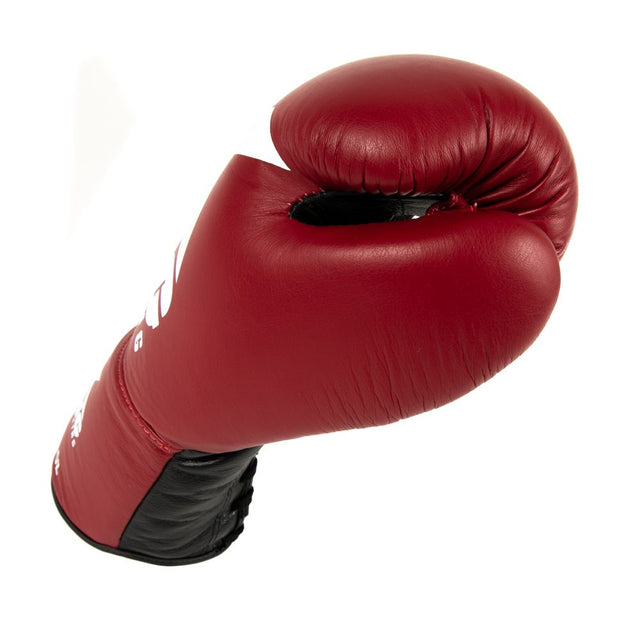 King Pro Boxing BG1 Boxing Gloves with Laces - Red/Black 