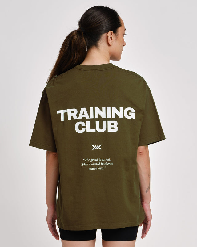 T-shirt Caged Training Club – Verde-cáqui