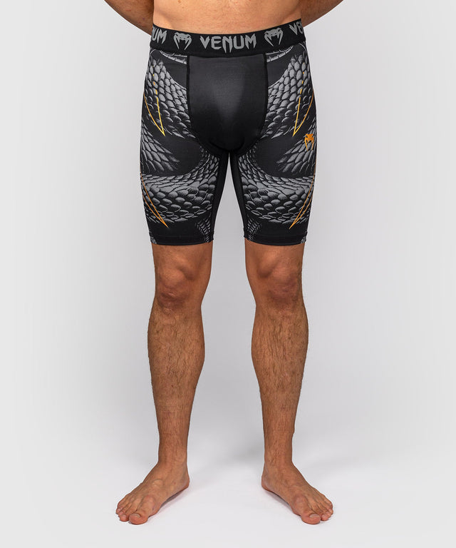 Mallas de compresión Venum Matupa – Negro/Gris/Oro