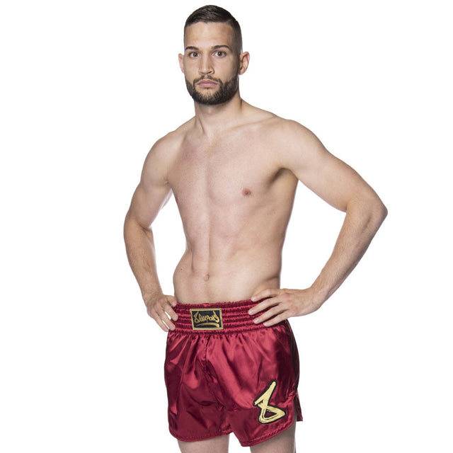 Pantaloni scurți Muay Thai 8 WEAPONS Strike – Bordeaux