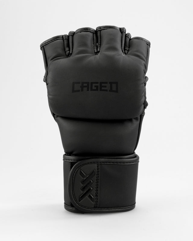 Guantes de MMA Caged Shadow – Negro Mate