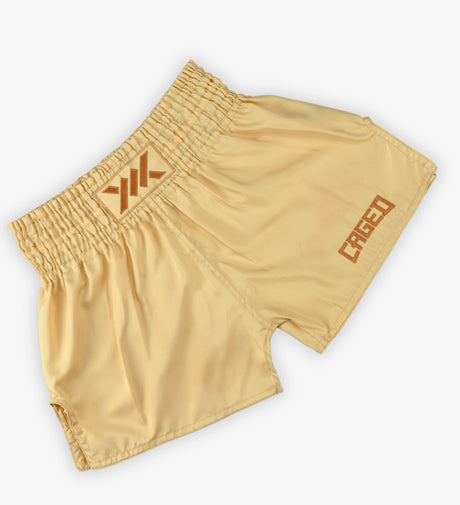 Caged Muay Thai Shorts Classic - Peach vrouw