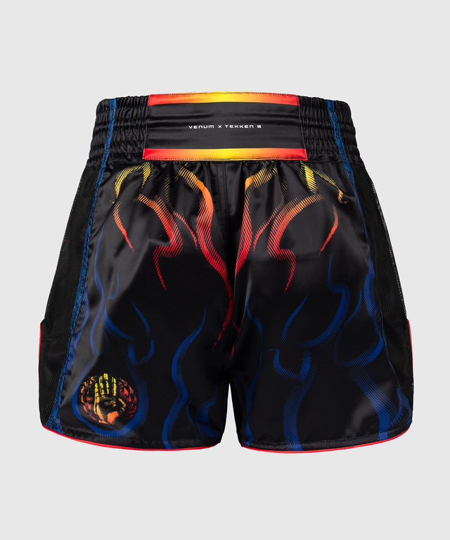Shorts de Muay Thai Venum TEKKEN 8 Yoshimitsu – Noir/Orange – photo 4