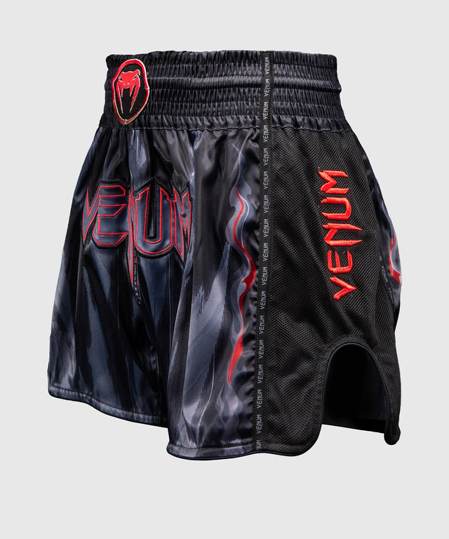 Shorts de Muay Thai Venum Demon – Noir/Gris