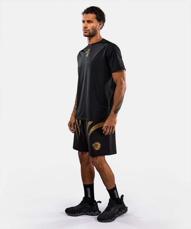 Koszulka Venum x Mike Tyson Tiger Dry Tech – Czarna/Złota