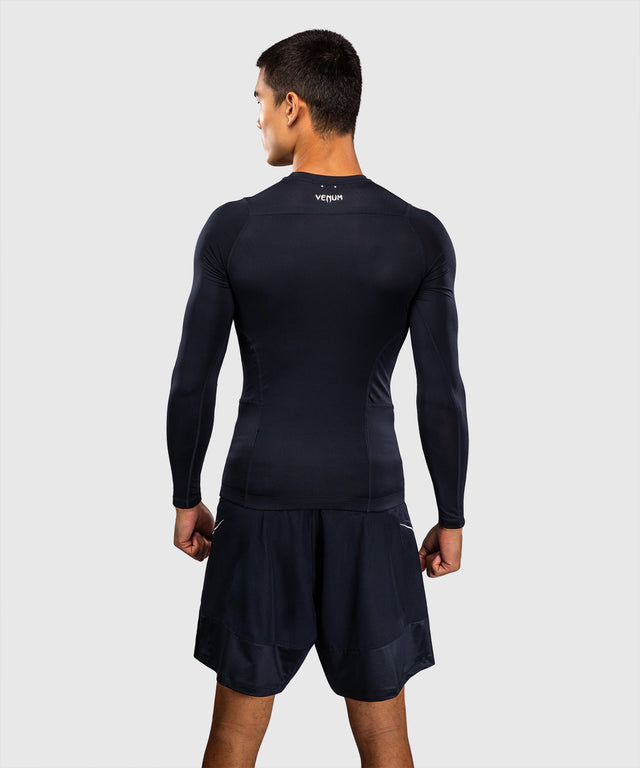 Venum Rashguard G-Core Långa ärmar – Marinblå/Vit