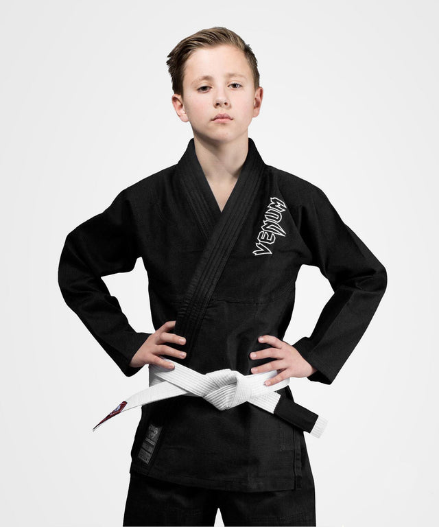 Kimono de BJJ Venum Contender – Enfant – Noir