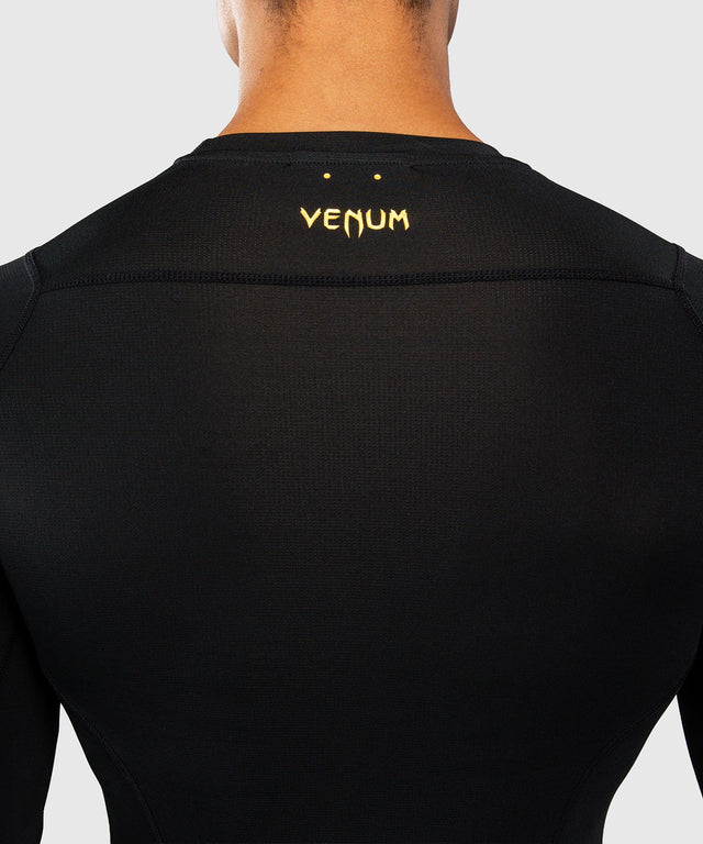 Rashguard Venum G-Core Dlouhé rukávy – Černý/Zlatý