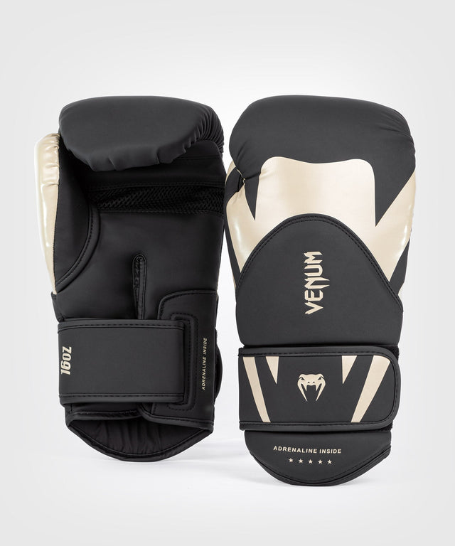Guantes de boxeo Venum Challenger 4.0 – Negro/Beige