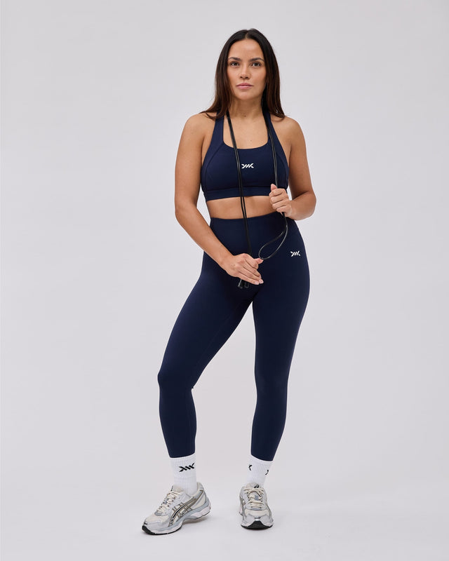 Leggings Caged Essential – Bleu marine