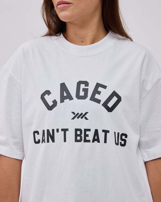 Caged Club T-shirt - Blanc