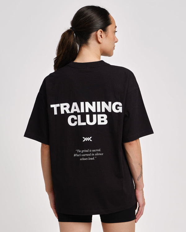 Camiseta de entrenamiento Caged Training Club – Negro