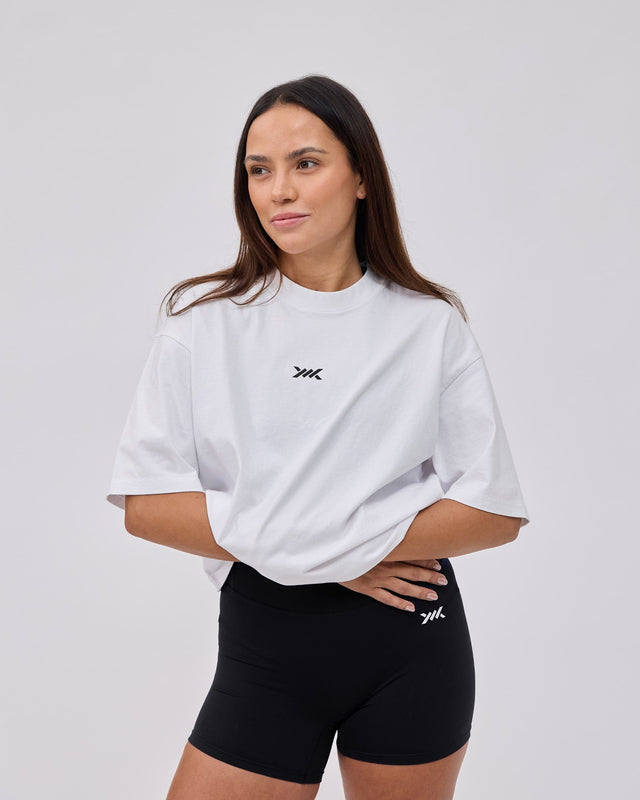 Tricou Caged Classic – Alb